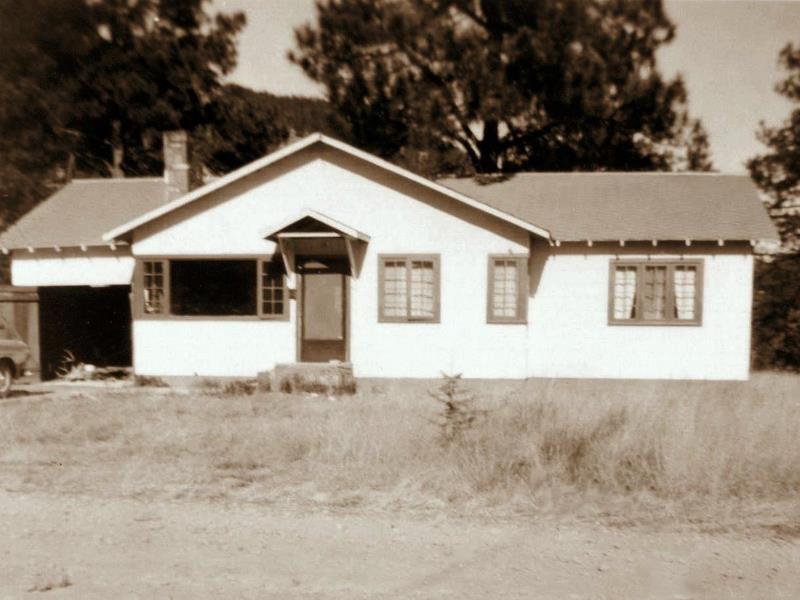 The Ruidoso house built by Marion, October 1950 The Ruidoso house built by Marion, October 1950